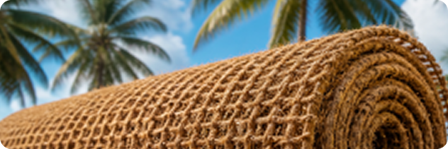 coir mat roll half