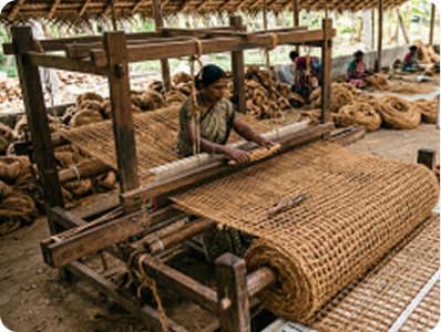 weaving mat